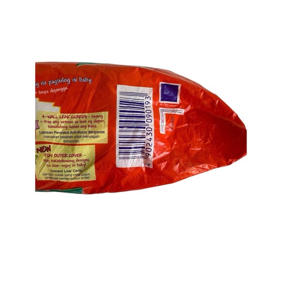 Vintage Pampers Comfort Diapers from Philippines South East Asia 4pk Sealed RARE - Picture 11 of 15